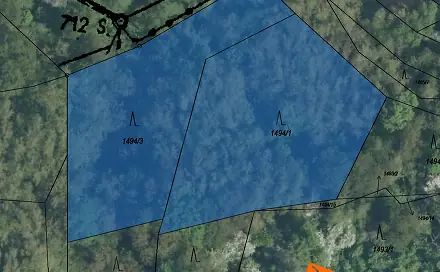 Prodej lesa 1 094 m², Spytihněv, okres Zlín