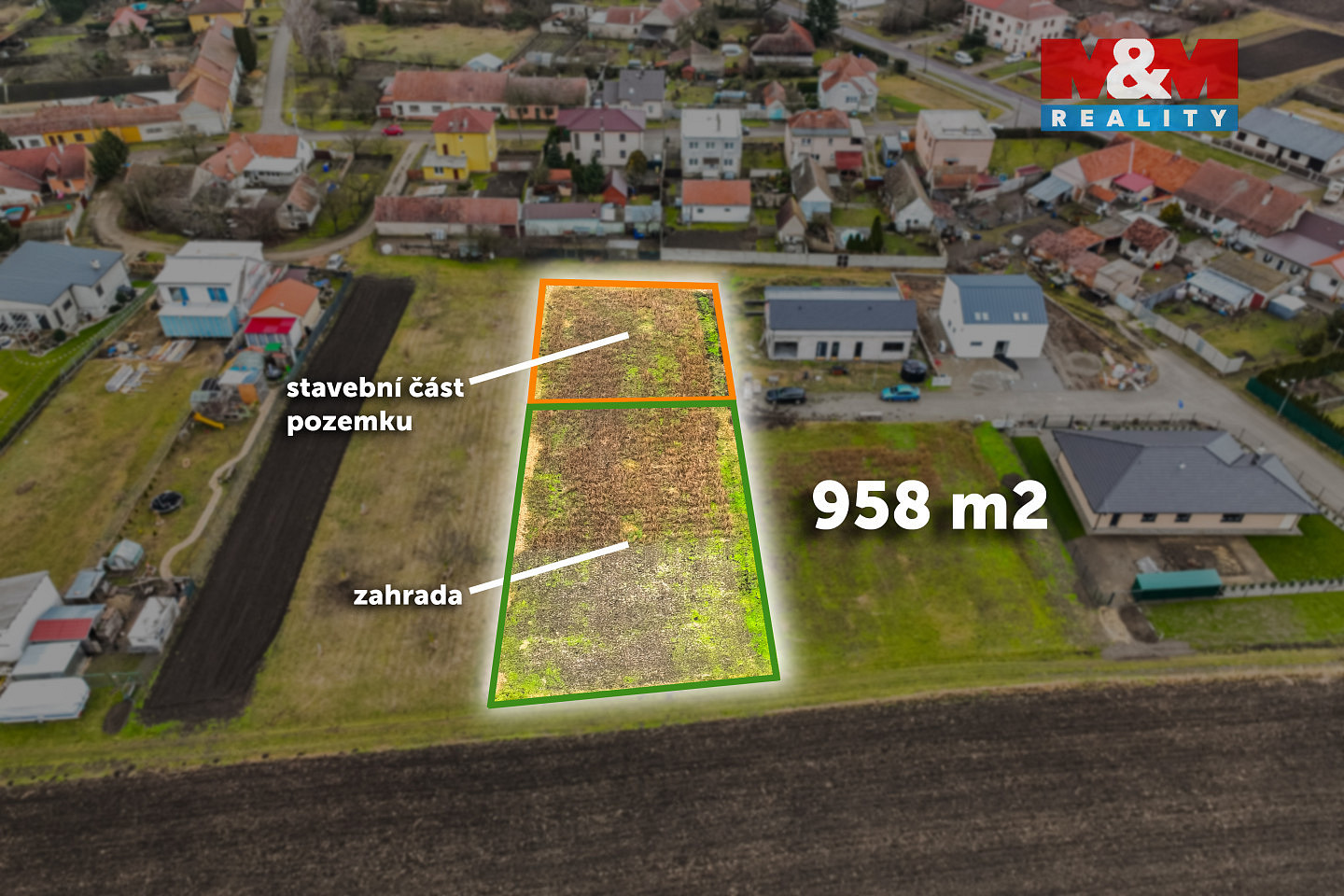 Prodej stavebního pozemku 958 m² — photo 2