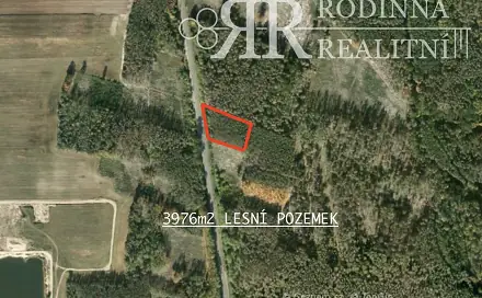 Prodej lesa 3 976 m², Ovčáry, okres Kolín