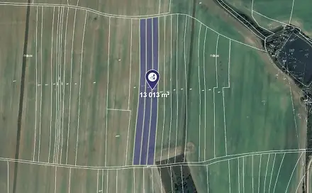 Prodej pole 1 627 m², Dobřany, okres Plzeň-Jih