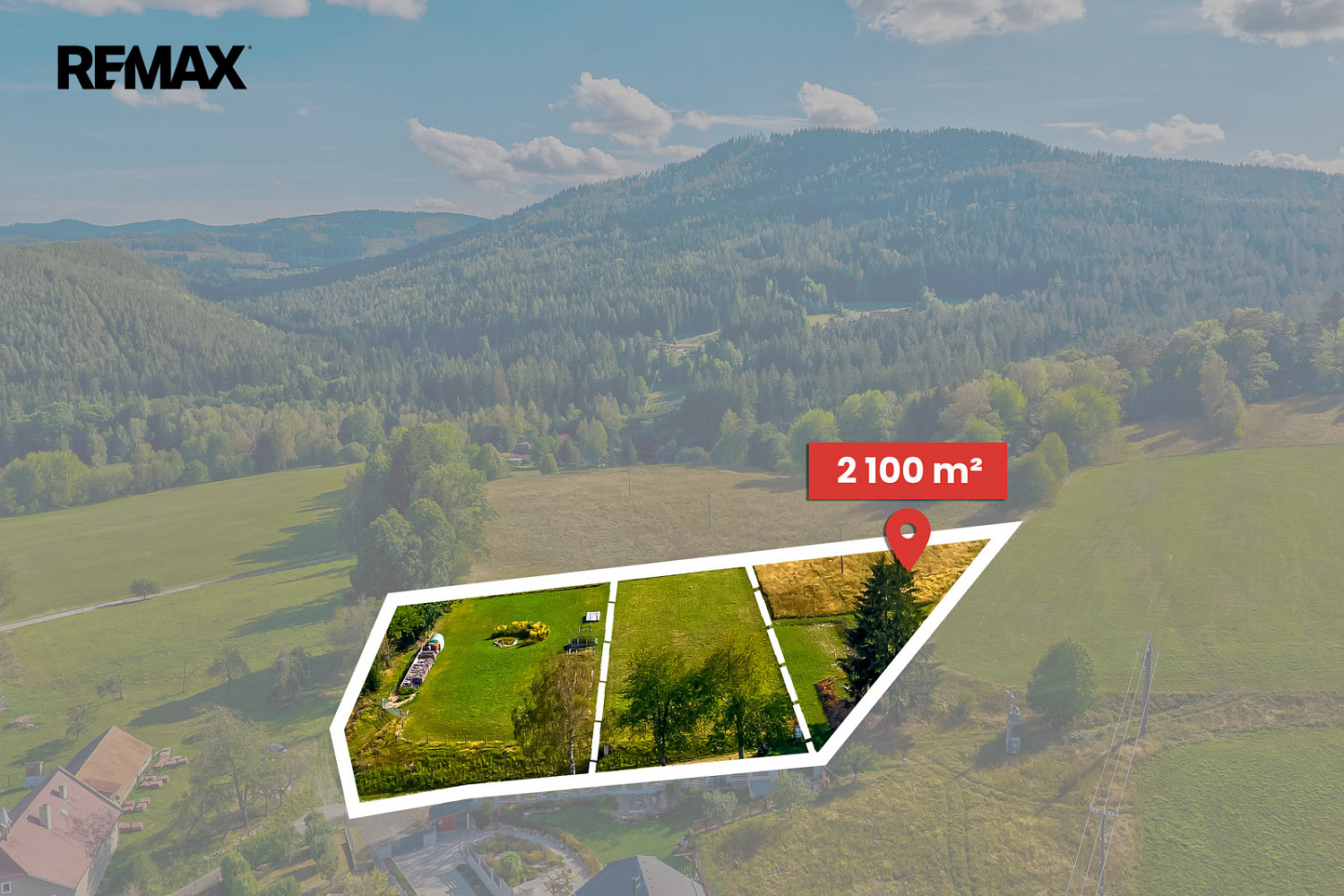Prodej stavebního pozemku 2 100 m²
