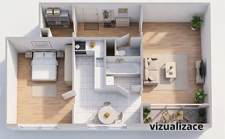 Prodej bytu 2+1 59 m²