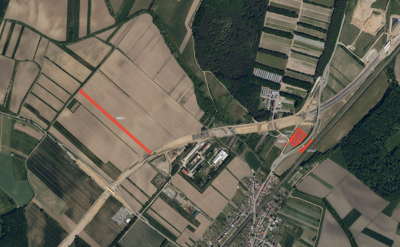 Prodej pole 7 462 m²