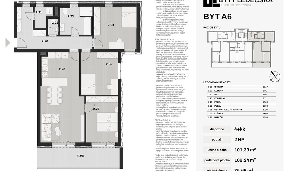 Prodej bytu 4+kk 102 m², Havlíčkův Brod – náhled fotky 2