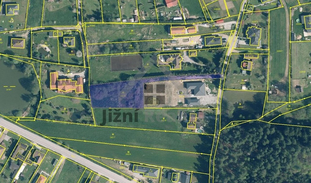 Prodej stavebního pozemku 2 310 m², Trhové Sviny – náhled fotky 3