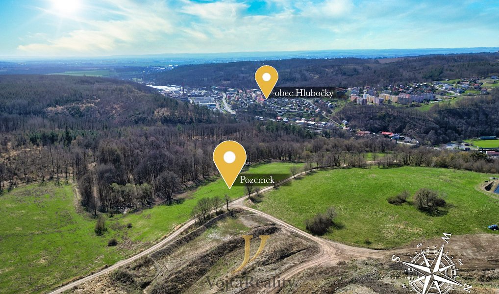 Prodej stavebního pozemku 44 238 m², Hlubočky – náhled fotky 4