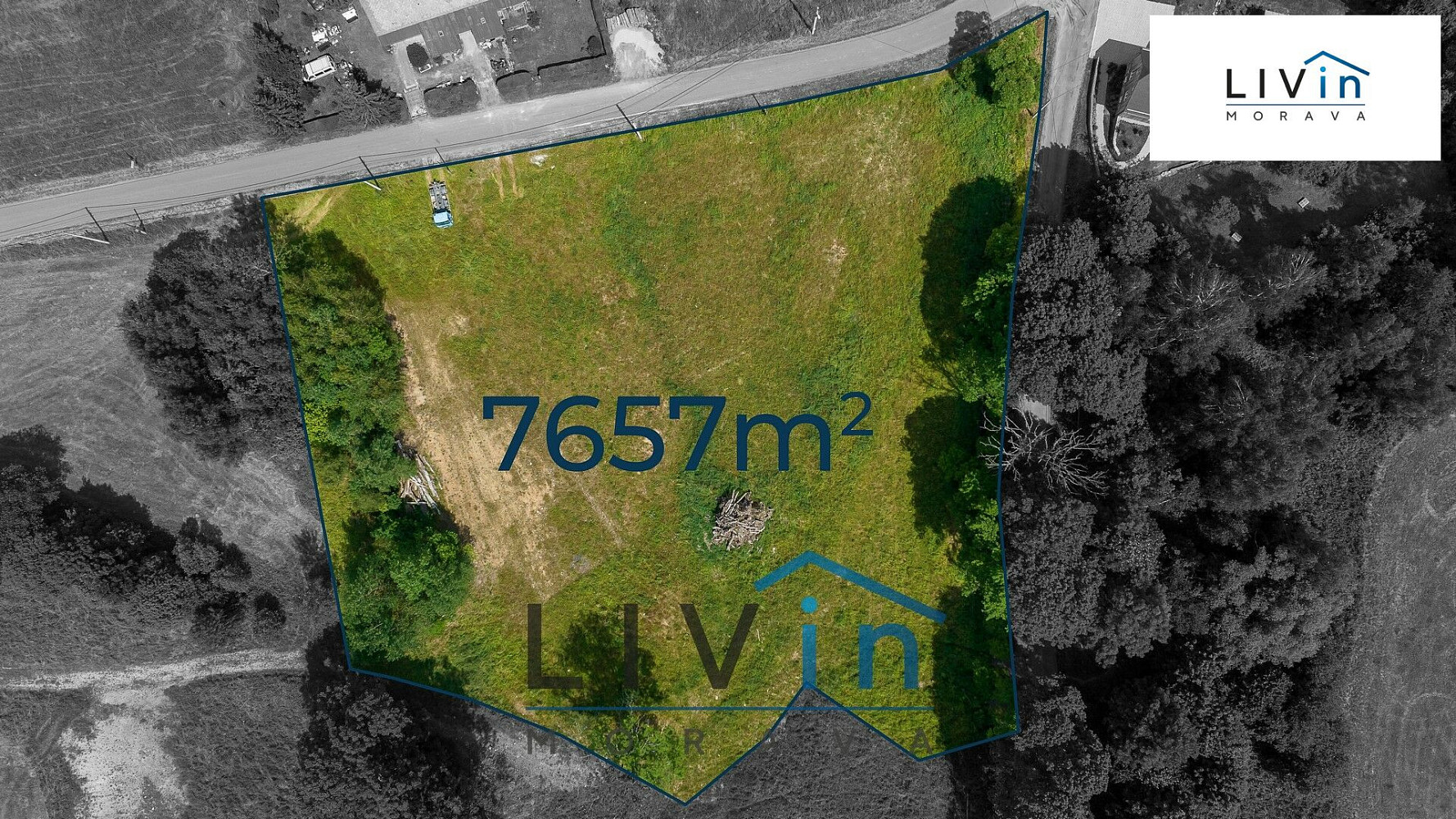 Prodej stavebního pozemku 7 657 m² – fotografie 3