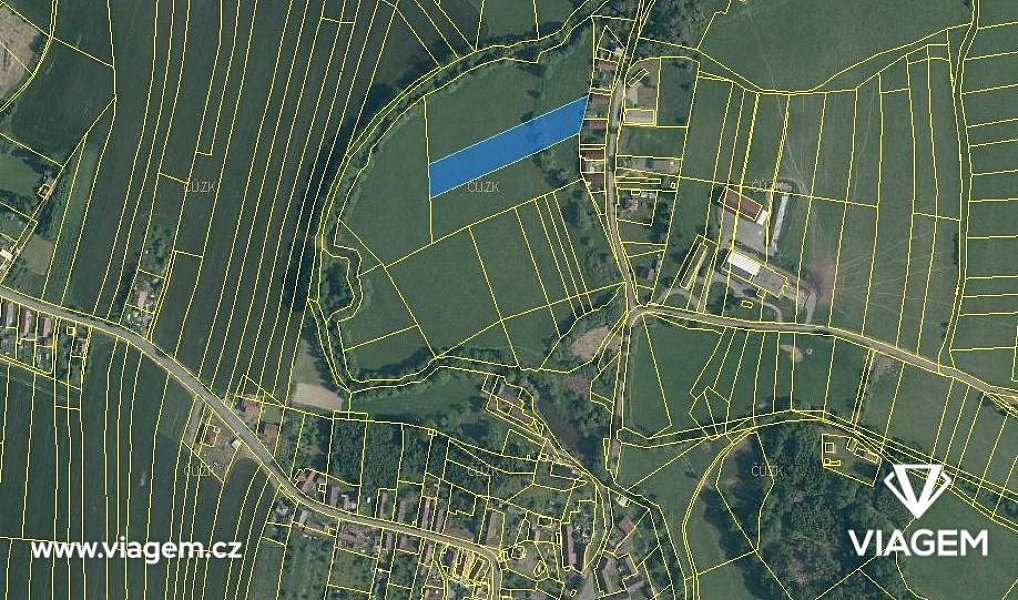 Prodej pole 4 835 m², Srby – náhled fotky 3