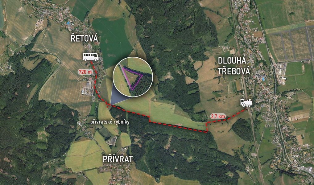 Prodej louky 3 433 m², Přívrat – náhled fotky 5