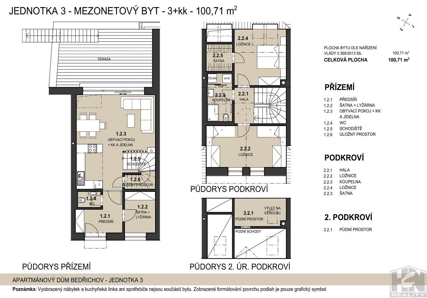 Prodej bytu 3+kk 100 m² – fotografie 4