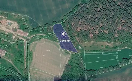 Prodej zahrady 2 502 m², Tuchořice, okres Louny