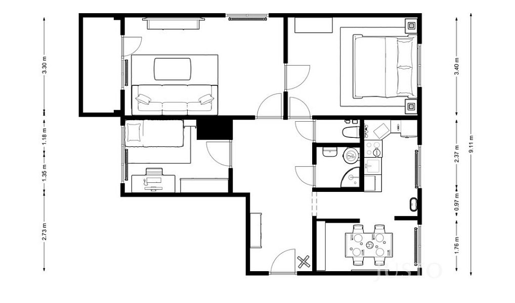 Prodej bytu 3+1 78 m², Písek – náhled fotky 25