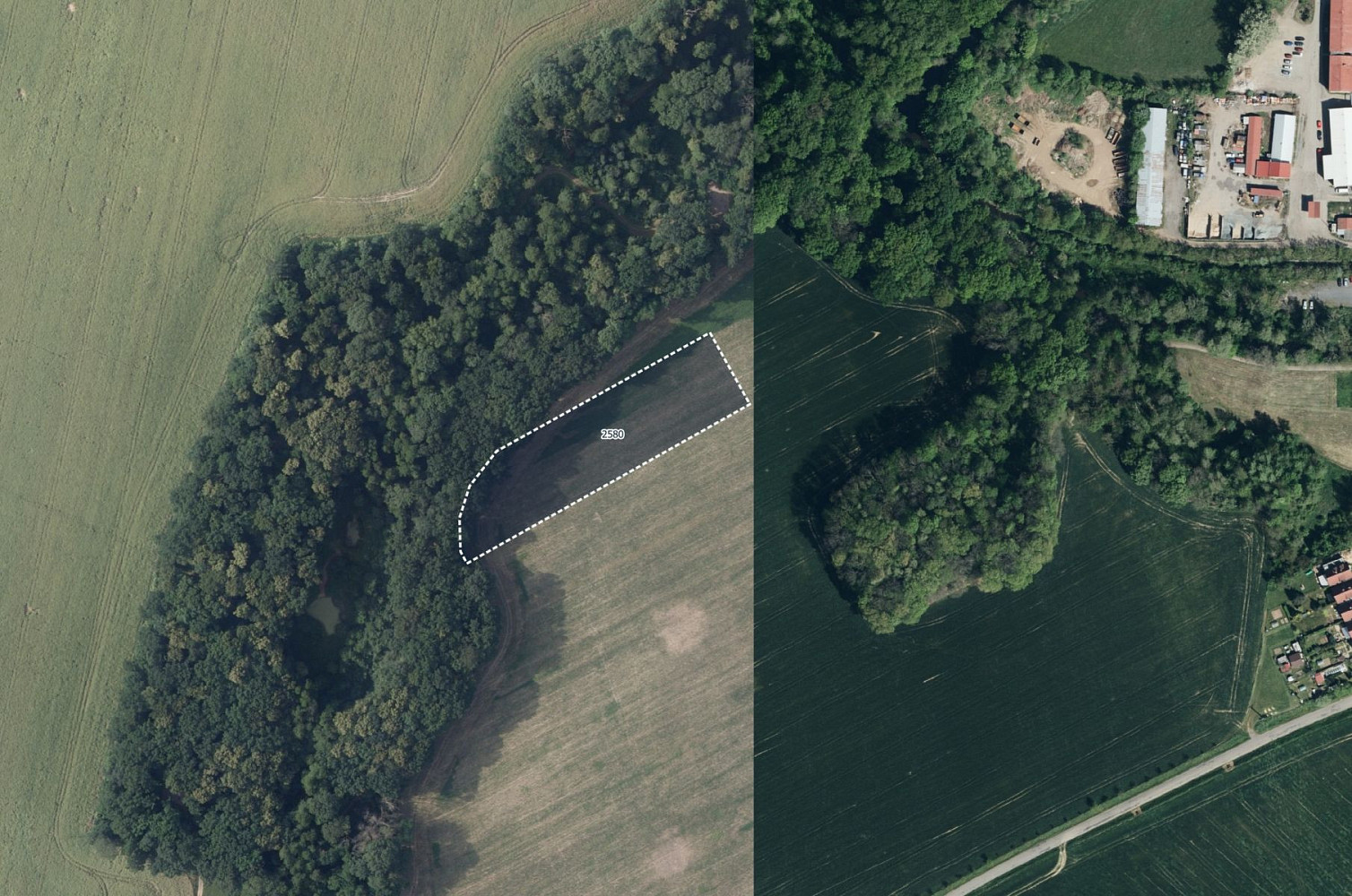 Prodej pole 26 987 m² – pohled 2
