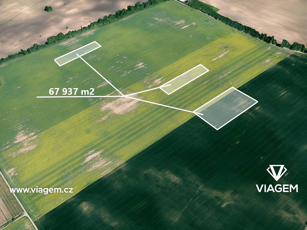 Prodej pole 1 415 m²