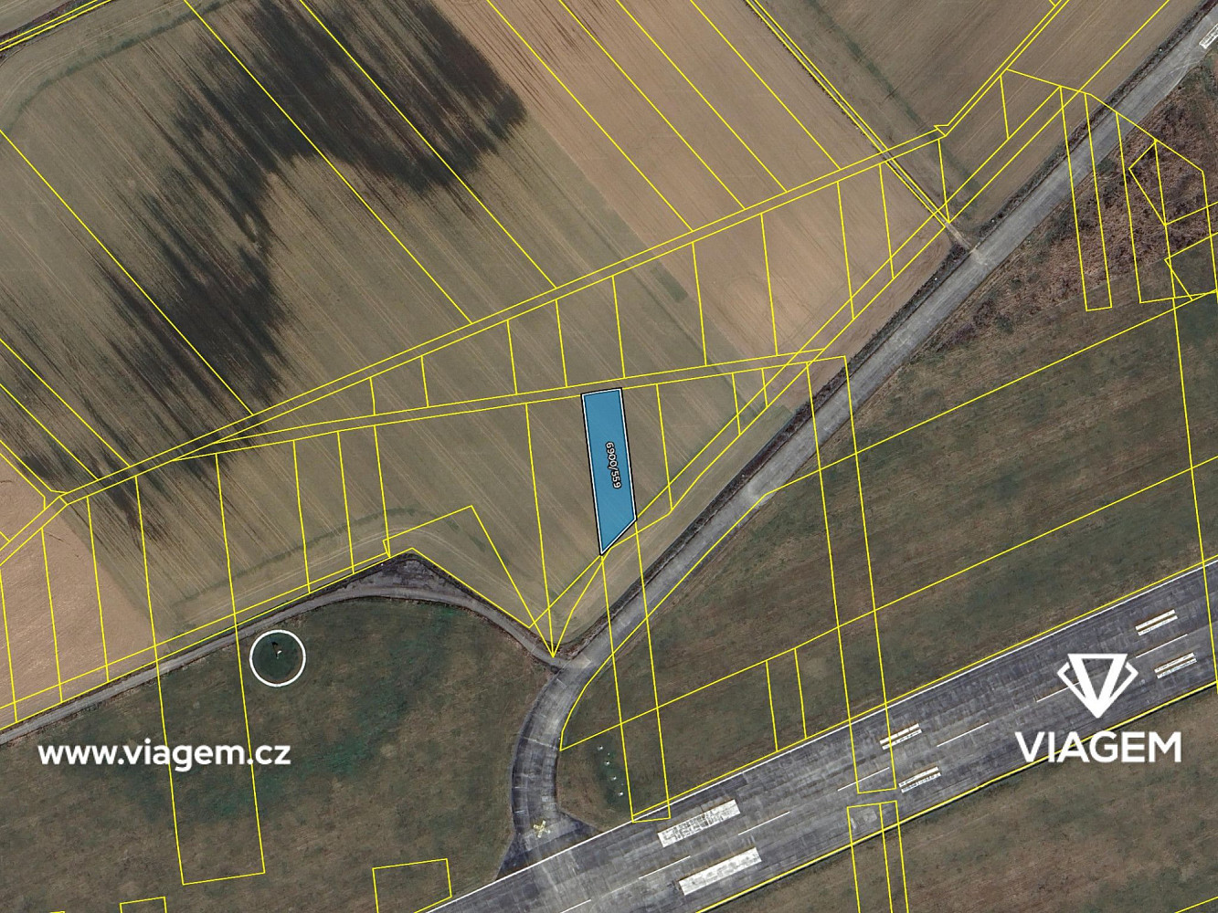 Pole 1 571 m², Podíl 25 % o výměře 393 m² – pohled 4