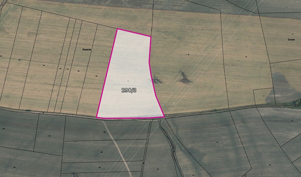 Prodej pozemku, 10521 m², Příbram, Malá Hraštice