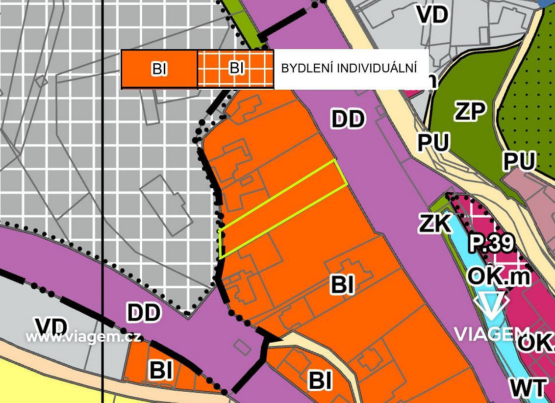 Prodej stavebního pozemku 510 m² – fotografie 3