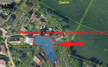 Prodej zahrady 962 m², Hronov, okres Náchod