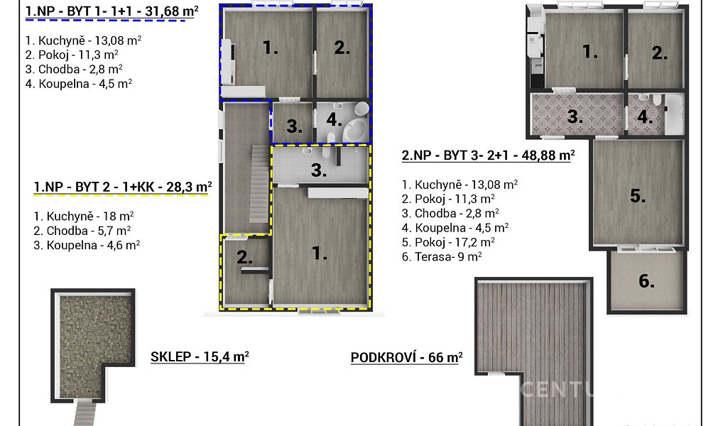 Prodej nájemního domu, činžáku 113 m², Úpice – náhled fotky 30