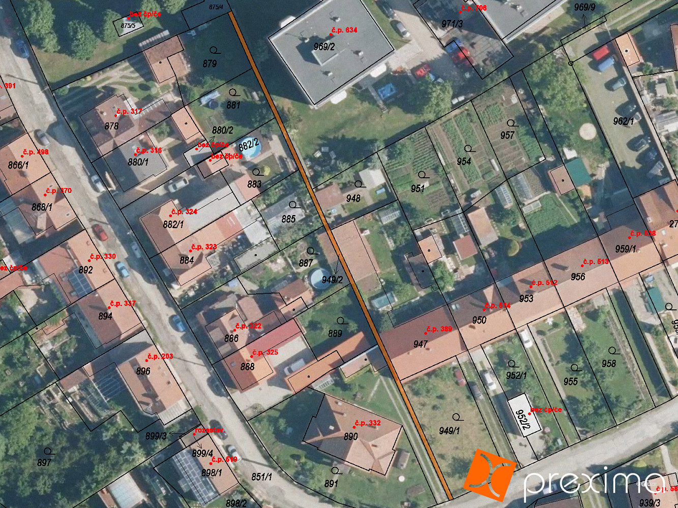Prodej stavebního pozemku 20 m²