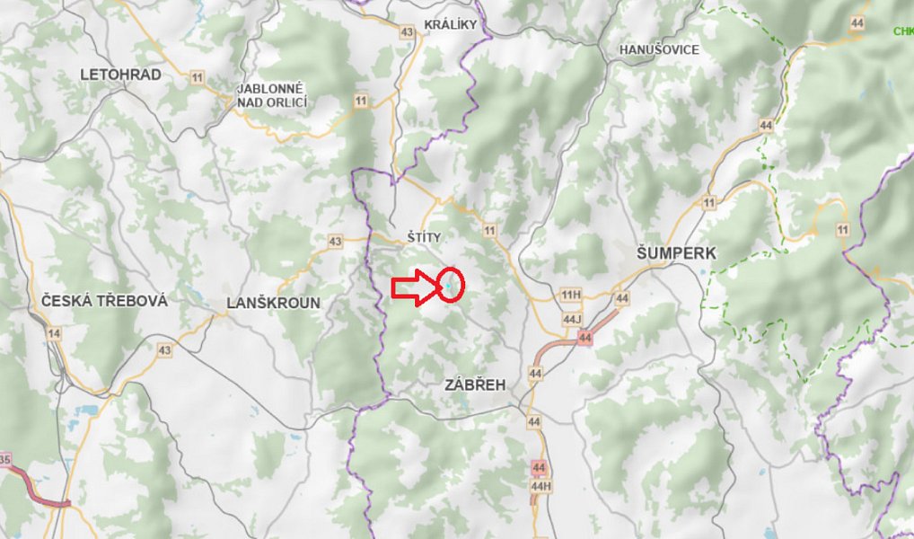 Prodej lesa 10 342 m², Jedlí – náhled fotky 4