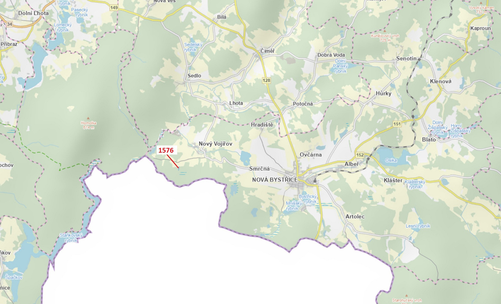 Dražba pozemku 737 m²