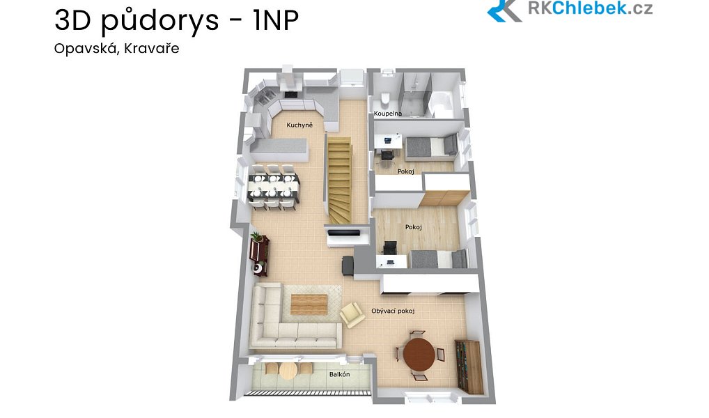 Prodej domu 268 m² s pozemkem 1 080 m², Kravaře – náhled fotky 37