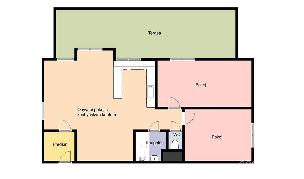 Pronájem bytu 3+kk 71 m², Praha – náhled fotky 20