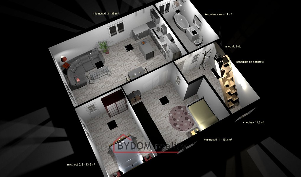 Prodej bytu 4+kk 125 m², Líšťany – náhled fotky 20