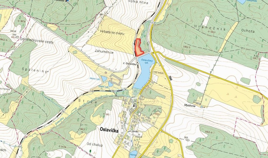 Prodej louky 5 986 m², Oslavička – náhled fotky 4