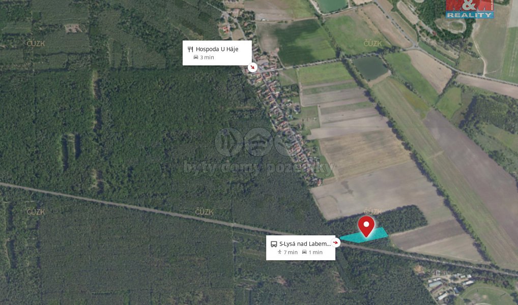 Prodej lesa 6 436 m², Lysá nad Labem – náhled fotky 8