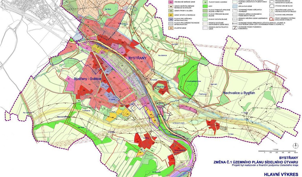 Prodej stavebního pozemku 3 430 m², Bystřany – náhled fotky 42