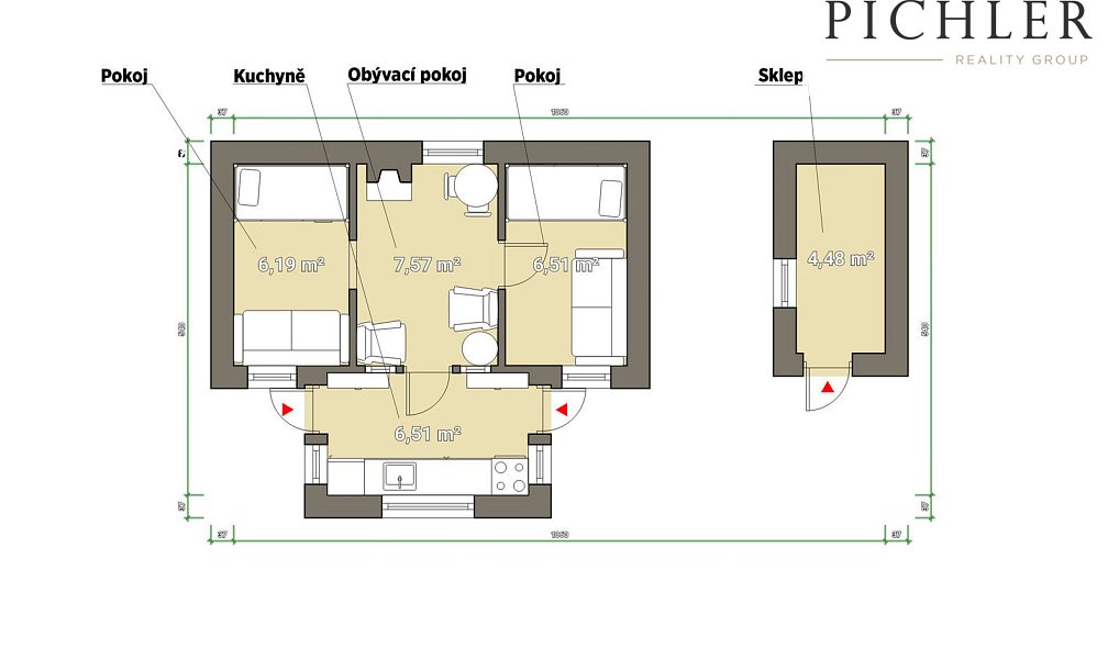 Prodej chaty/chalupy 31 m² s pozemkem 31 m², Česká Bříza – náhled fotky 13