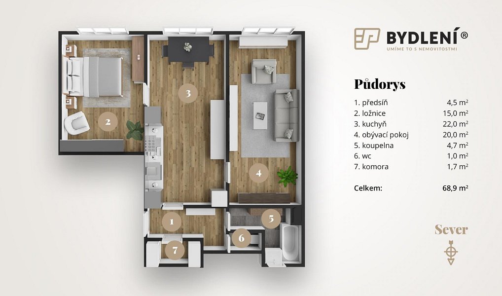 Prodej bytu 2+1 77 m², Světec – náhled fotky 5
