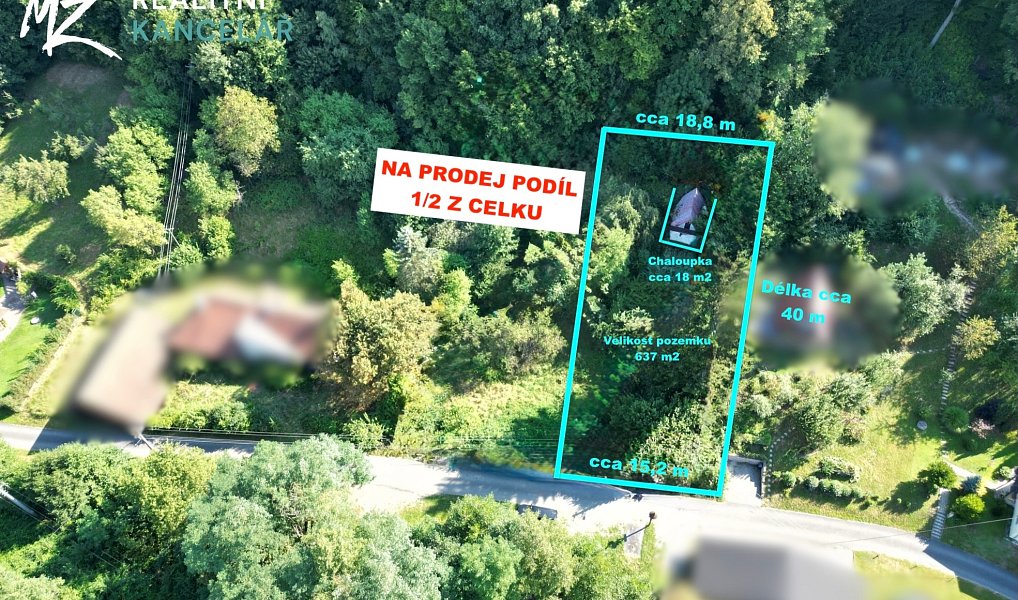 Prodej zahrady 655 m², Zádveřice-Raková – náhled fotky 2