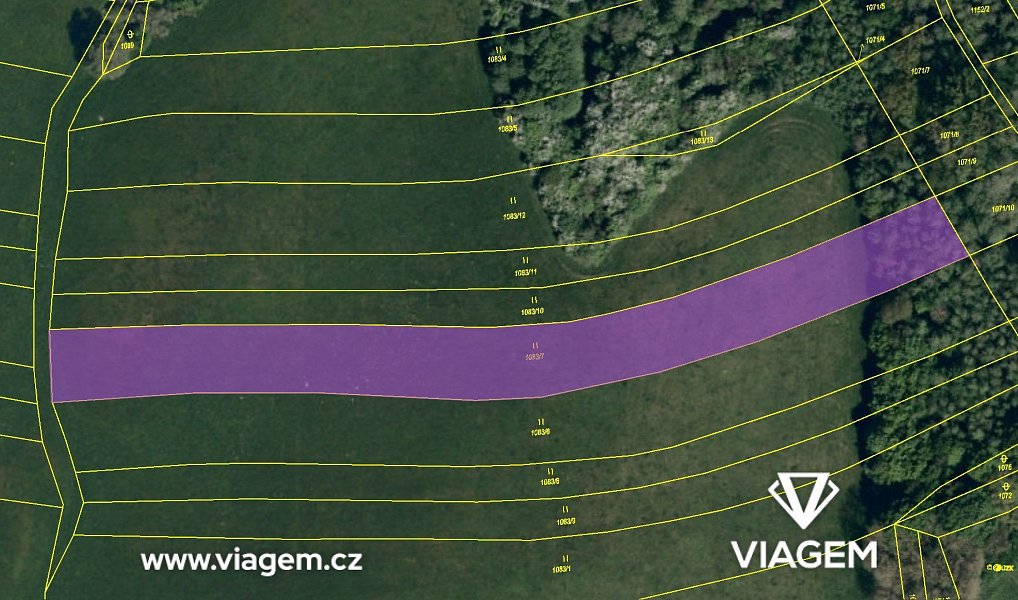 Prodej pole 5 312 m², Částkov – náhled fotky 4