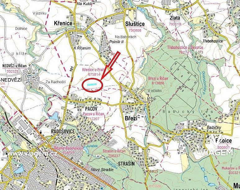 Prodej pole 1 693 m² – fotografie 3