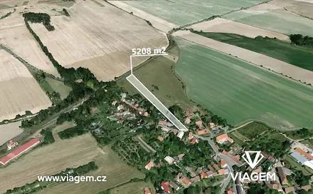 Prodej stavebního pozemku 5 208 m², Čistá, okres Rakovník