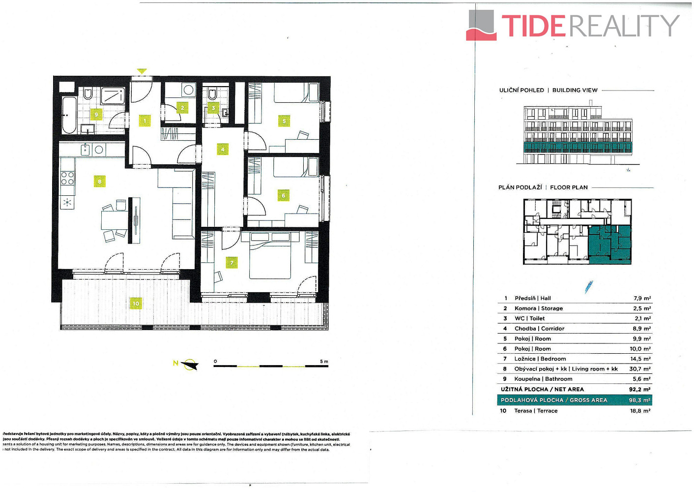 Prodej bytu 4+kk 98 m² – fotografie 3
