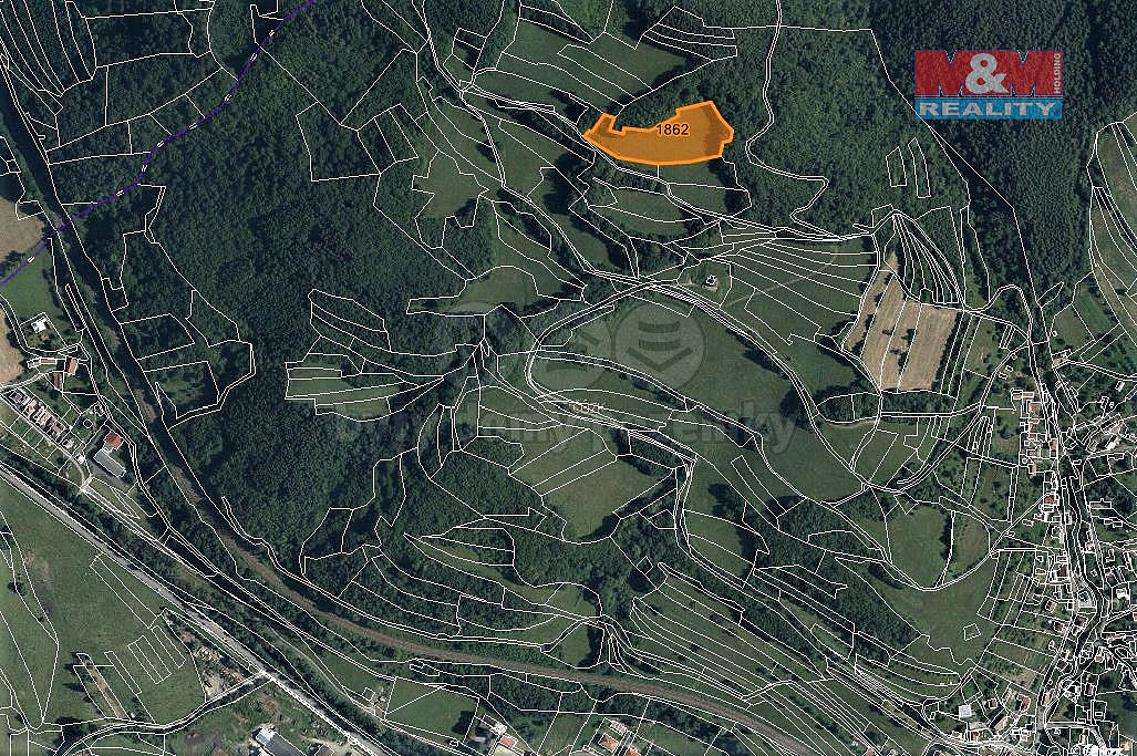Prodej louky 1 845 m² – pohled 3