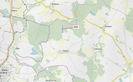 Dražba lesa 19 314 m², Rodinov