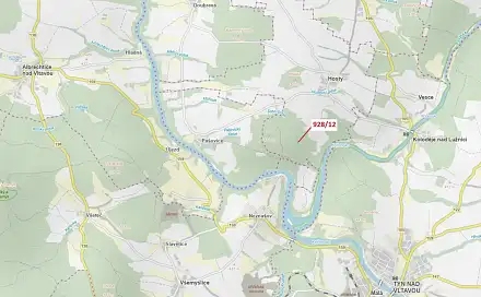 Dražba lesa 418 m², Hosty