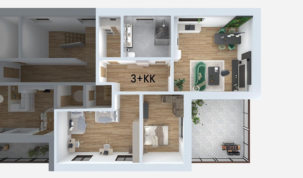 Prodej bytu 3+kk 117 m², Litvínov – náhled fotky 2