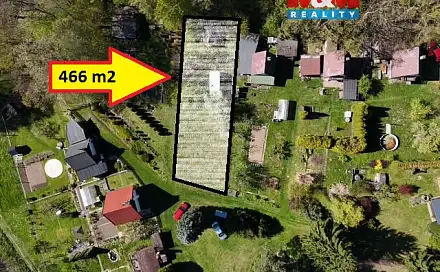 Prodej zahrady 466 m², Vamberk, okres Rychnov nad Kněžnou