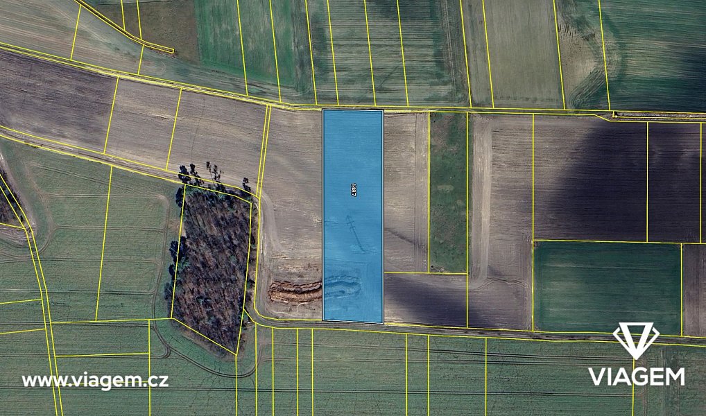 Prodej pole 450 m², Ohaře – náhled fotky 4