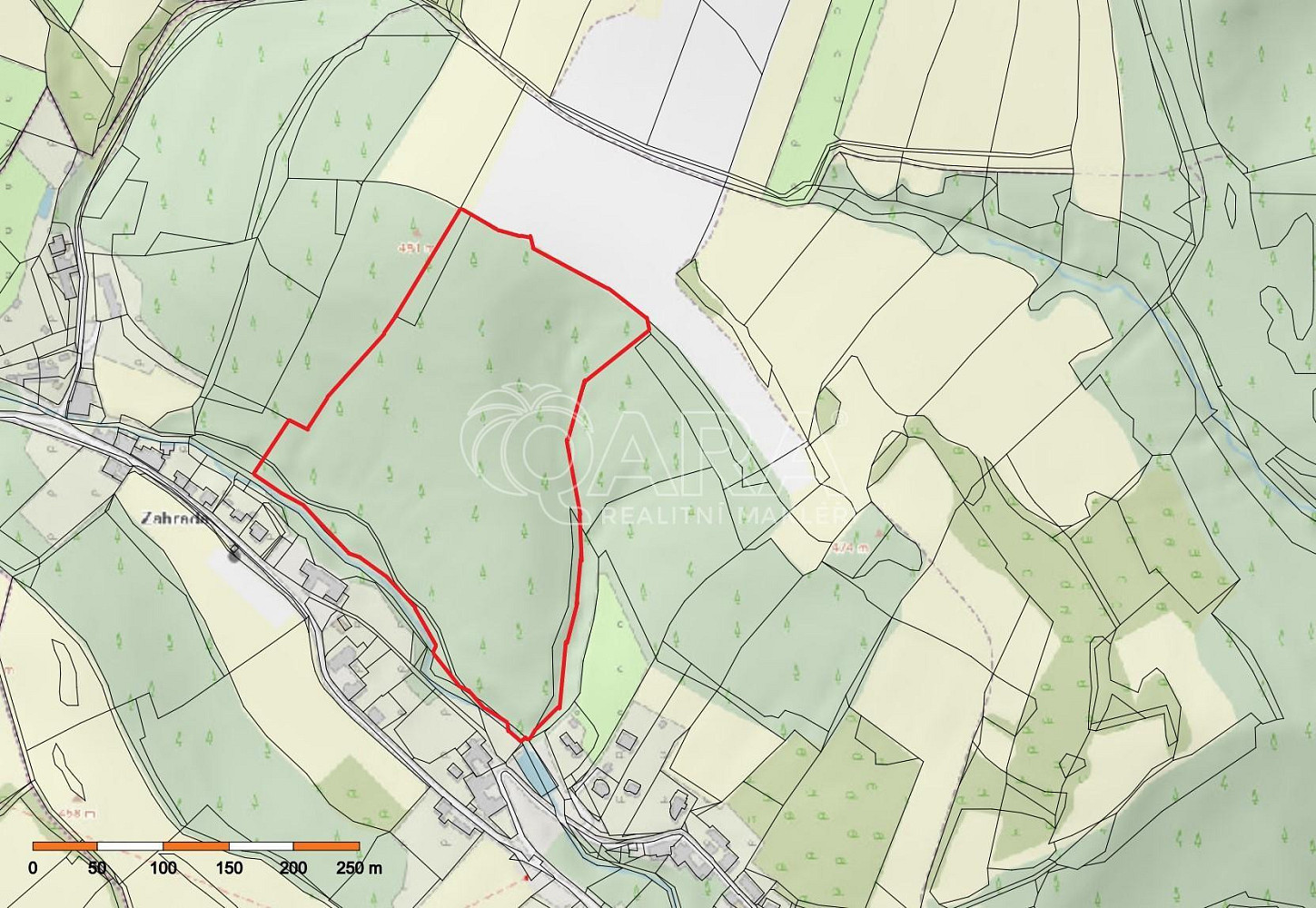 Prodej lesa 58 823 m²