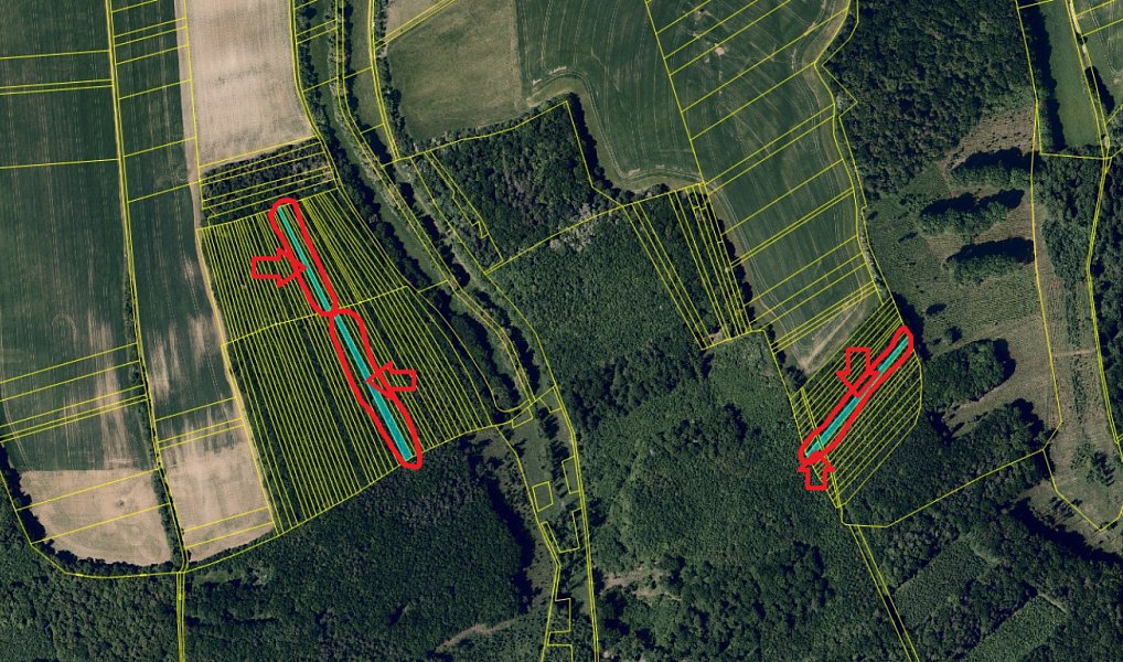 Prodej lesa 2 823 m², Mouřínov – náhled fotky 2