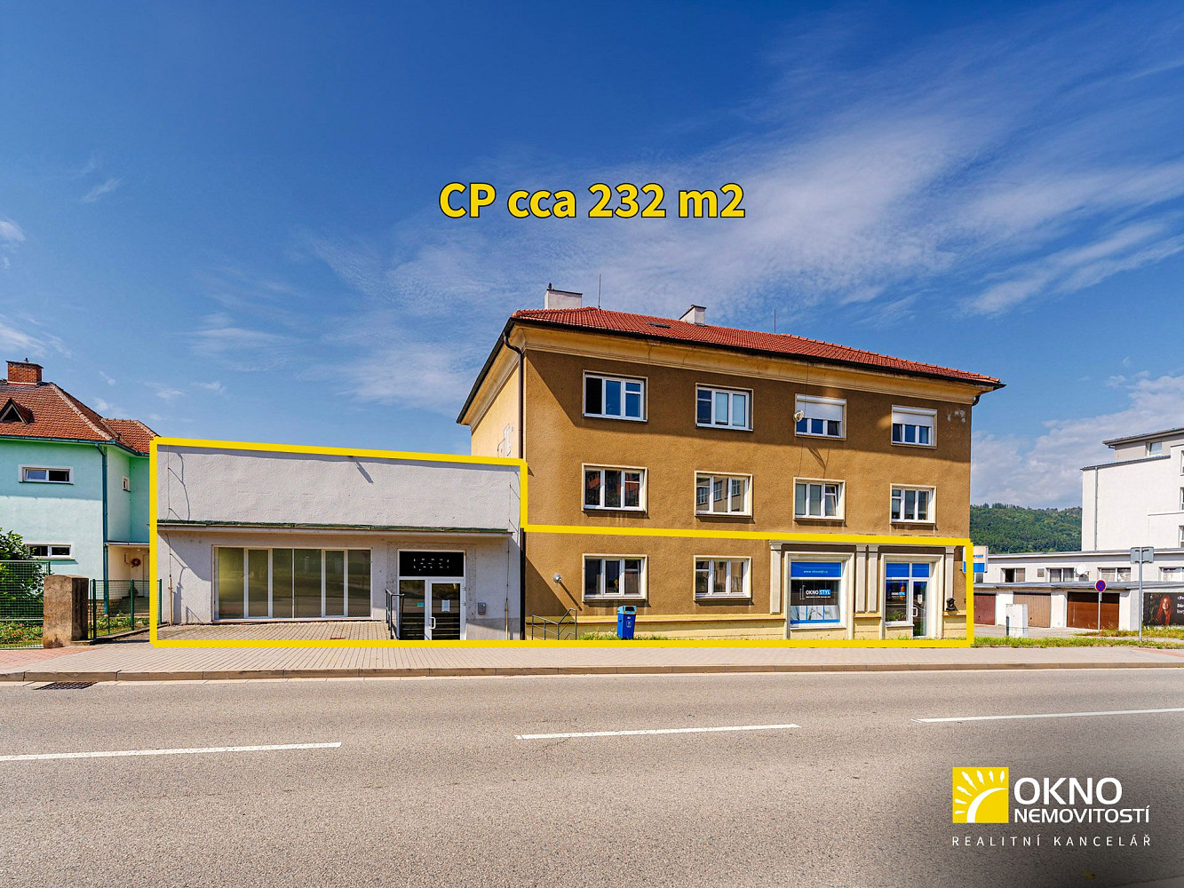 Prodej obchodních prostor 232 m²