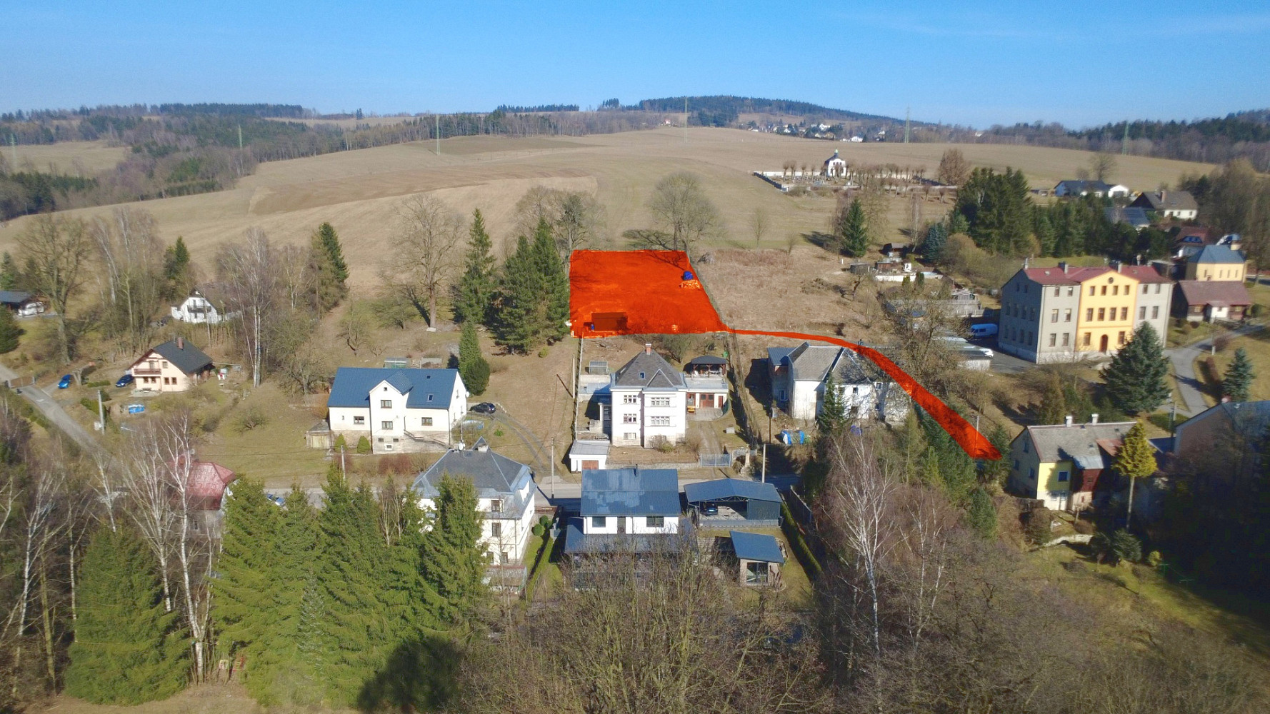 Prodej stavebního pozemku 1 968 m²