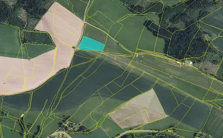 Prodej pole 8 413 m², Stará Paka - Brdo, okres Jičín